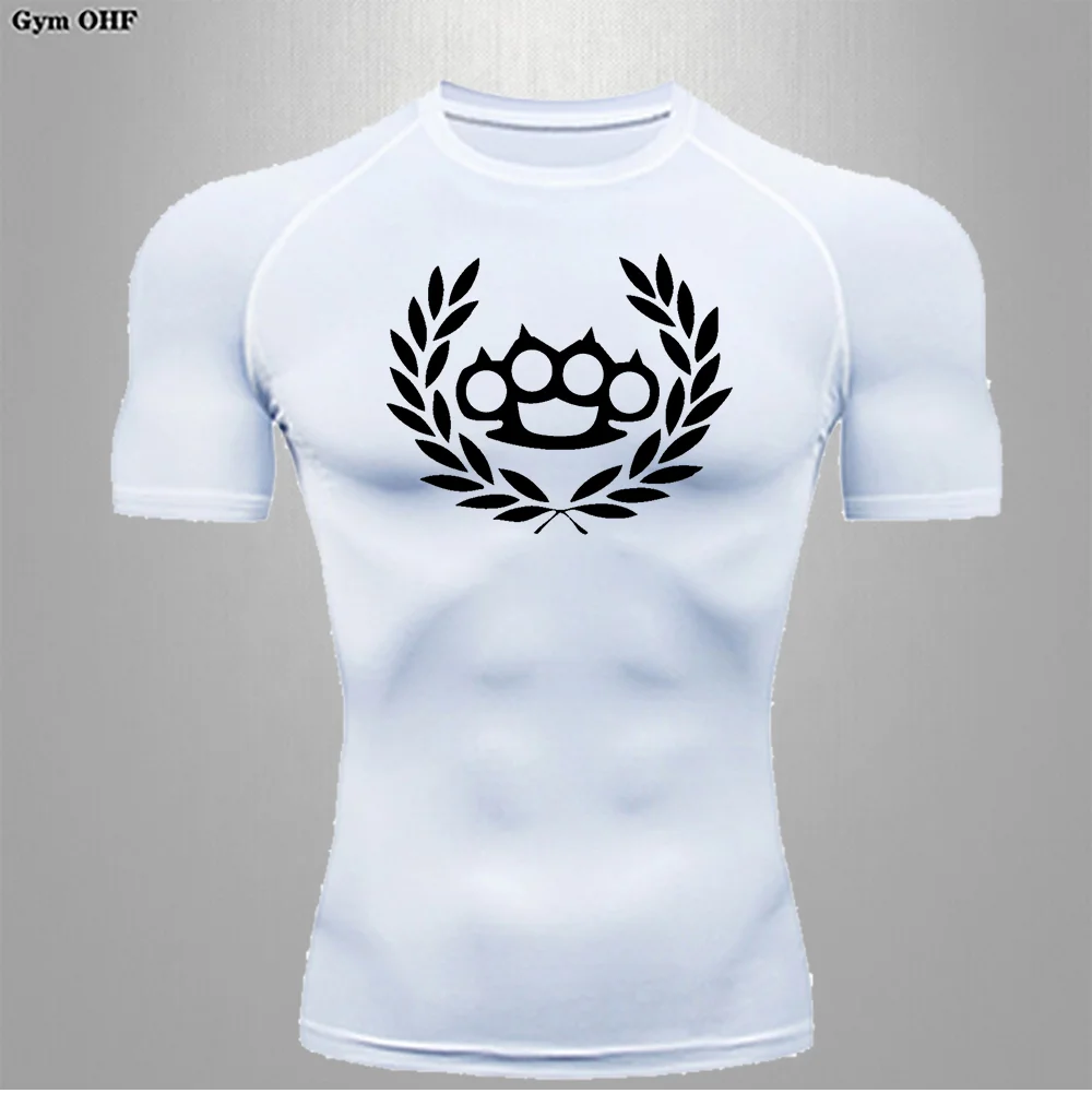 Summer Men's Warm-up Sportswear For Street Comfort And Quick Drying Short Sleeved T-shirt For Jogging And Fitness Compression To