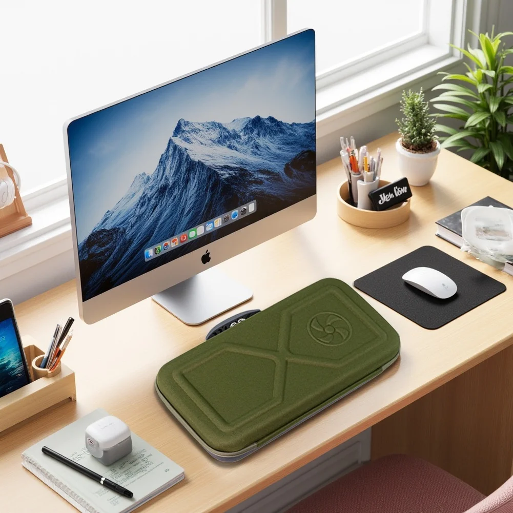 

Сумка для хранения видеокарты EVA для красочной графики RTX5080, водонепроницаемая противоударная сумка с твердым корпусом на молнии, сменные аксессуары