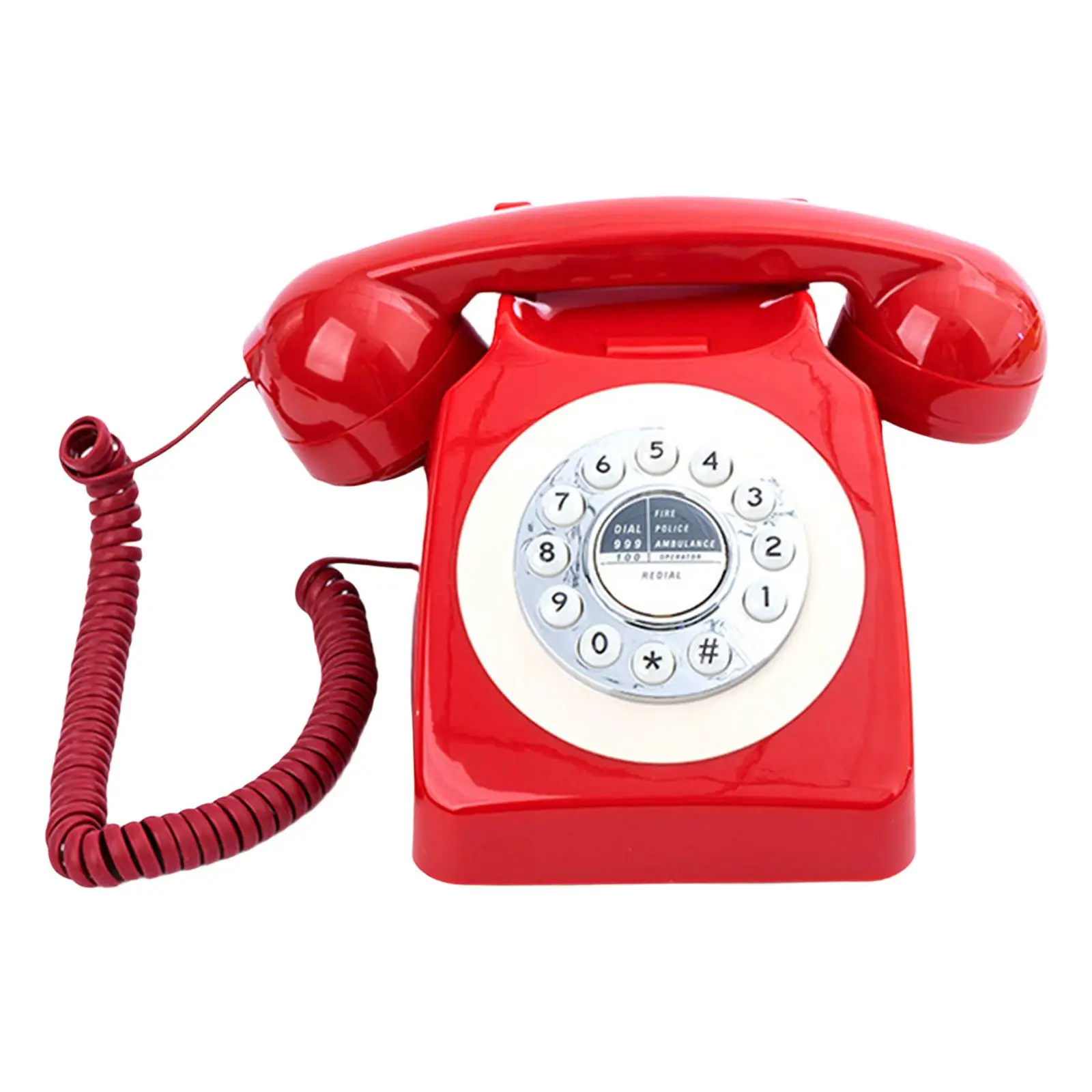 Old Fashioned Decorative Phone Audio Recorder for Wedding Guest Book Alternative Retro Landline Telephone for Party Message