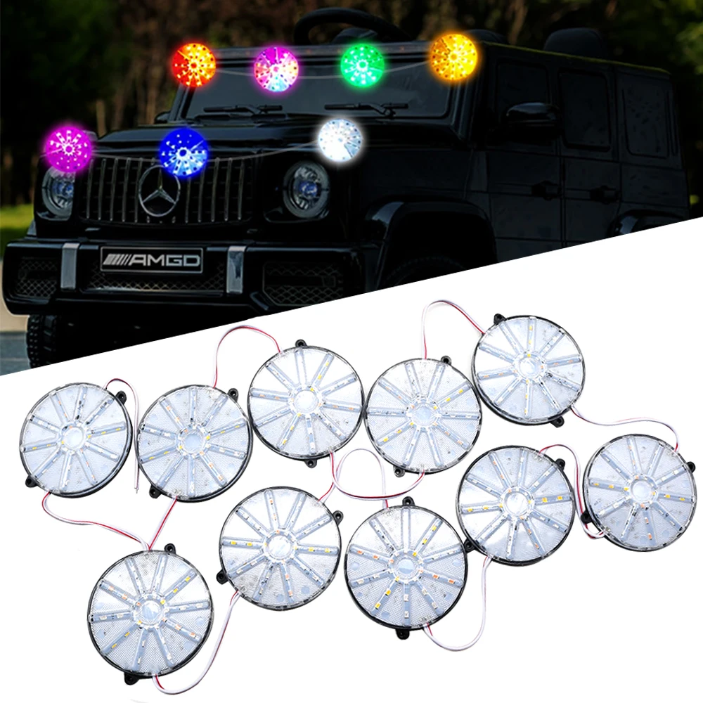 1pcs RGB Ambient LED Car Motorcycles Decoration Light Flash strobe light 12V Waterproof Design Fits Most Vehicles