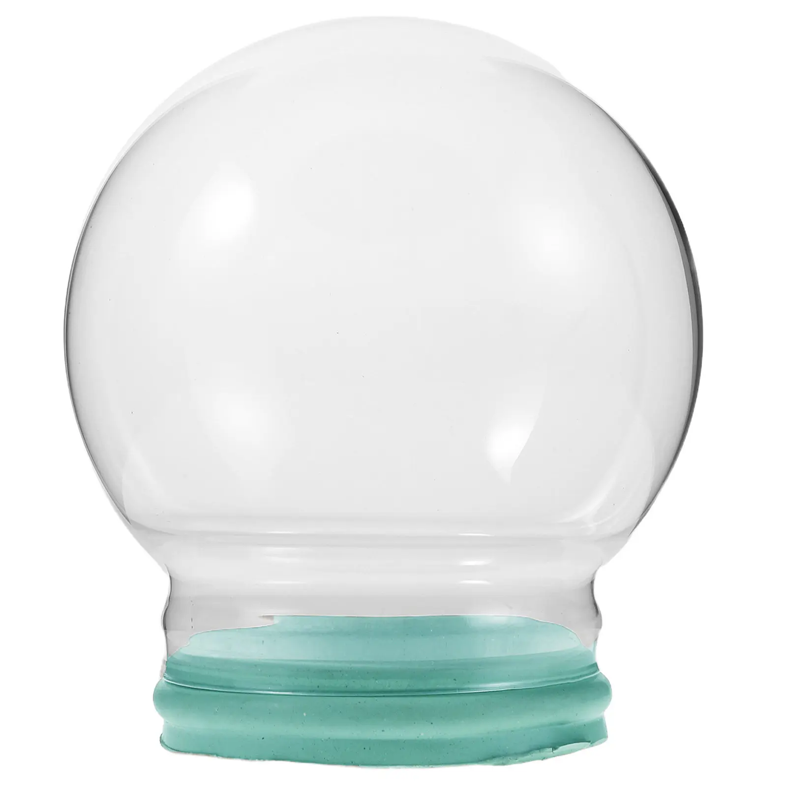 Clear Glass Snow Globe Shell Thickened Design DIY Fillable Water Jar Christmas Decoration Keepsake Ornament