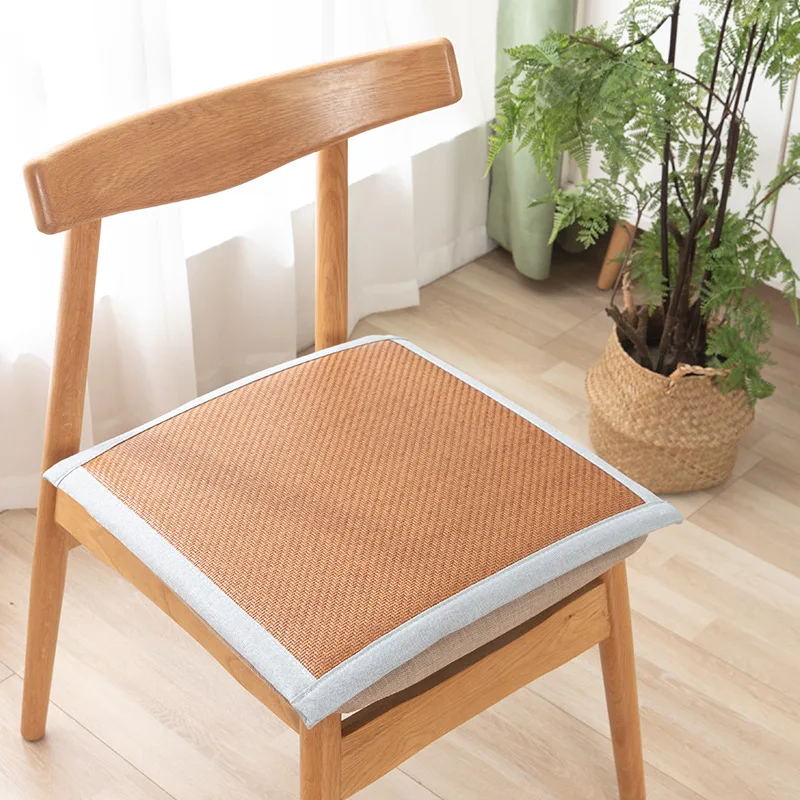 On Floor Linen Pad Cushion For Yoga Chair Seat Cushions Meditation Floor Square Rattan Mat Pillow for Seating Almofada 50*50cm