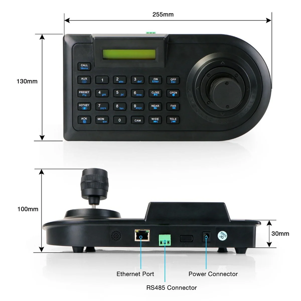 Imagem -03 - Joystick 4d para Câmera Ptz Controlador de Teclado Eixos Rs485 Gravador Dvr Xvr Nós Plug