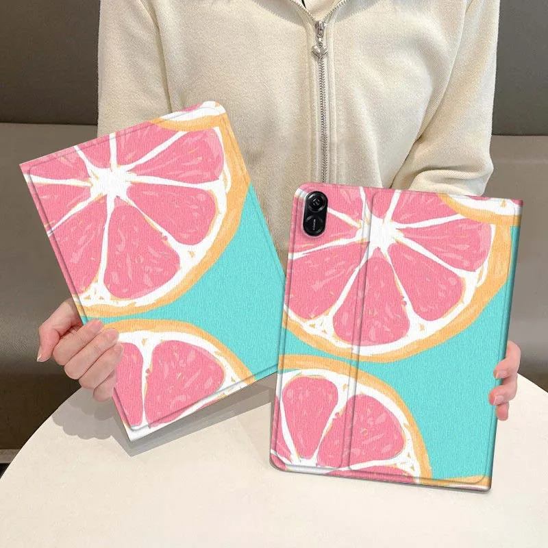 

Citrus Fruit Slices Pattern For Honor Magic Pad 6 7 X8 V6 V7 Pro V8 X9 8 V8 9 13 X8a 2 V9 GT X9a X9 GT2 13.3 Inch Tablet Case