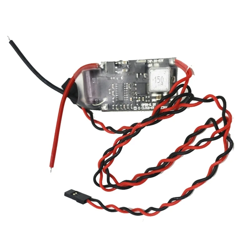 15A 3-12S FPV Receiver Power Supply Voltage Regulator External BEC (UBEC) 5V Step-Down Regulator Module For RC Airplane, Durable