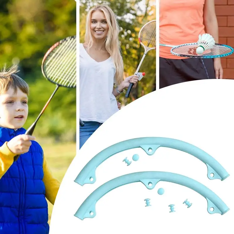 Badminton Racket Silicone Edge Racquet Frame Protective Sleeve Racquet Protective Case Arc Protection Professional Silicone