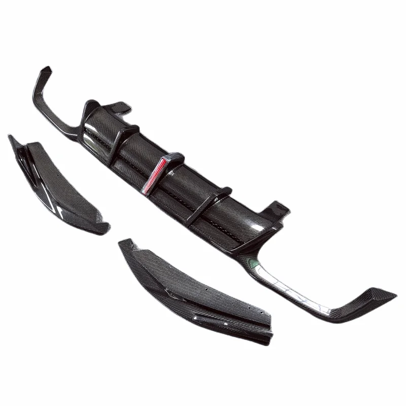 

Настоящее углеродное волокно с LD Light, задняя угловая пленка диффузора для нового BMW X4M F98 X3M F97 19-23 года, комплект кузова, передняя губа, боковые юбки