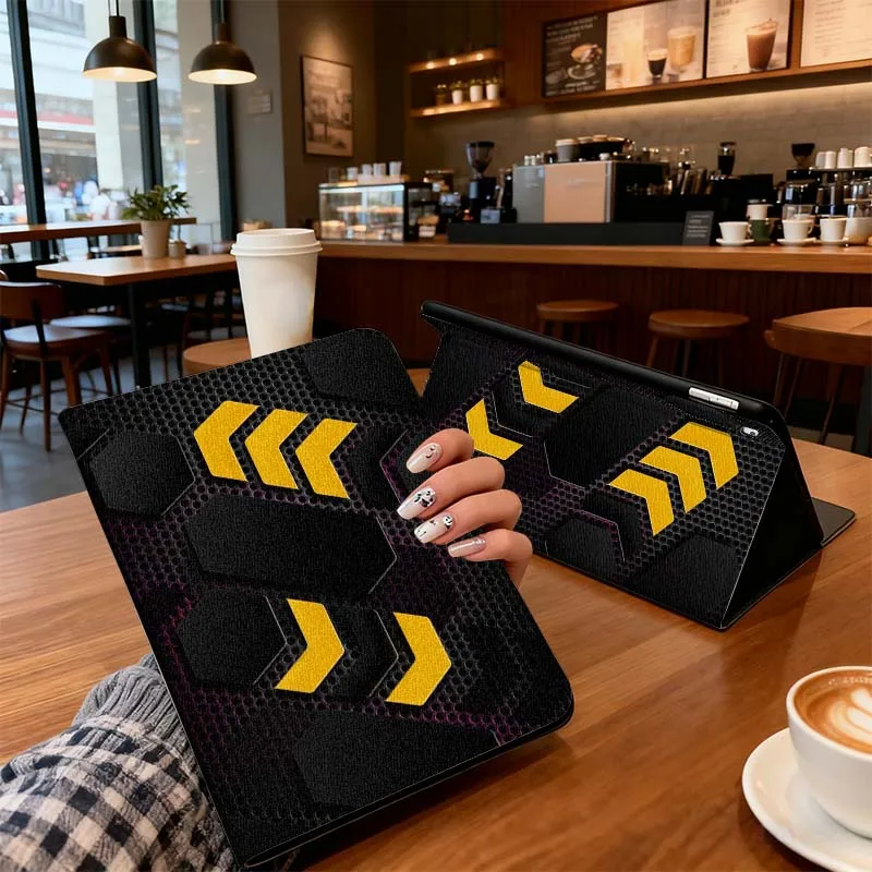 

Metal line pattern For Lenovo Pad Tab Legion Xiaoxin Y900 Y700 K10 M10 P11 3rd Pro GT Plus Gen Cover Tablet Case