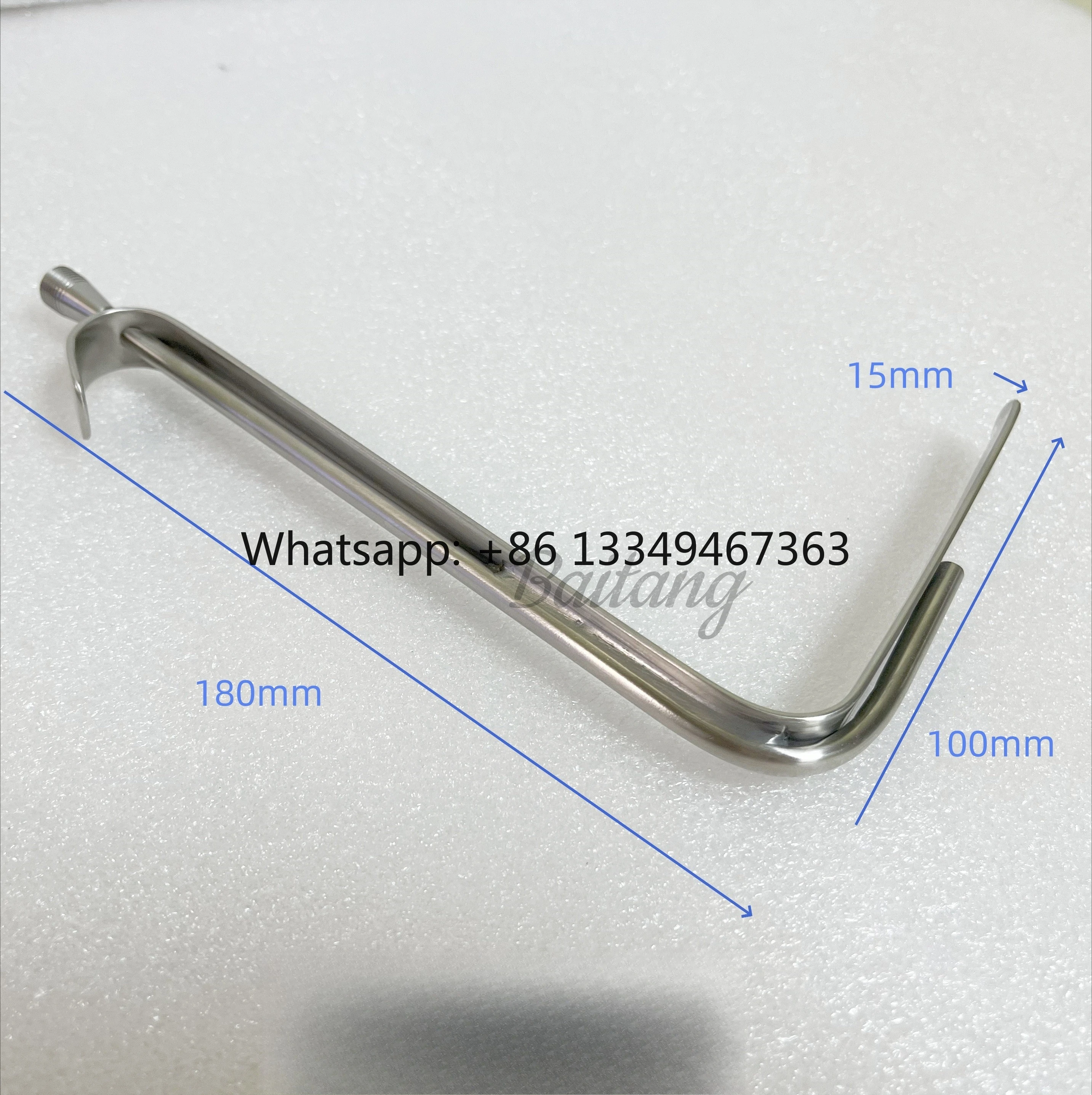 Wrinkle Retractor with Light Guide L Shape Hook Wrinkle Removal Hook LED Light Source Plastic Surgical