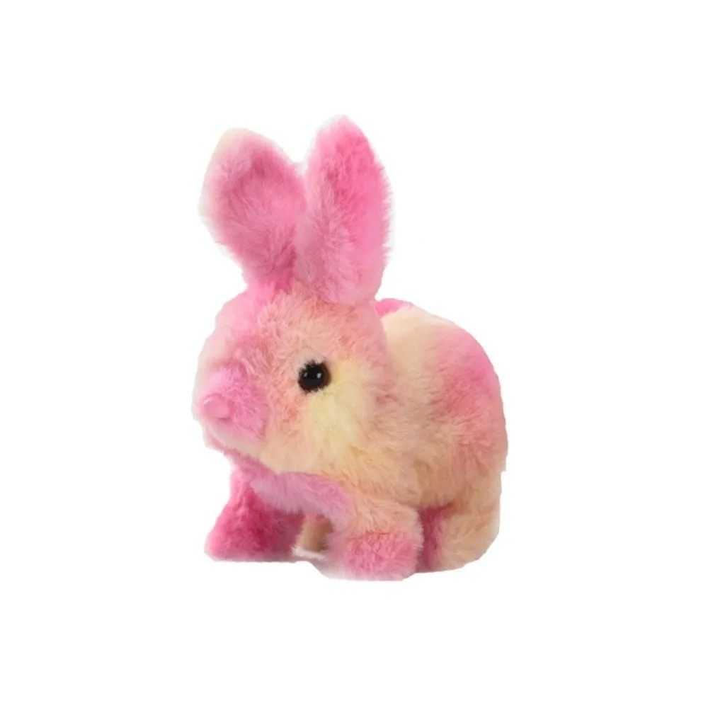 Juguete de Conejo Eléctrico Colorido y Adorable con Orejas Móviles, Emite Sonidos, Juguete de Peluche Interactivo, Regalo para Niños