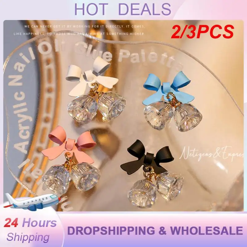 2/3PCS Jewelry Accessories Lasting Beauty Alloy Festive Bow Nail Art Decoration Holiday Jewelry Accessories Best Seller