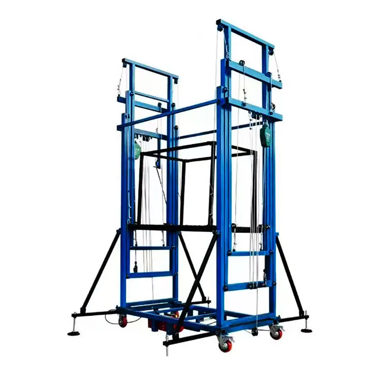 Rise 8M Commercial Industrial Scaffolding Lift 500KG Capacity Heavy Duty Construction Equipment Rental
