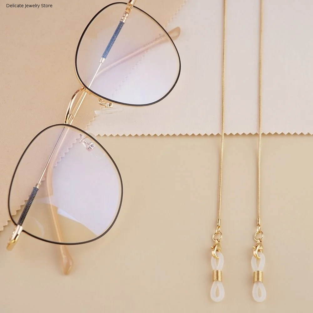 Neck Anti-lost Hanging Chain Mask Lanyard Neck Strap String Mask Chain Metal Glasses Chain Sunglasses Chains Spectacle Cord