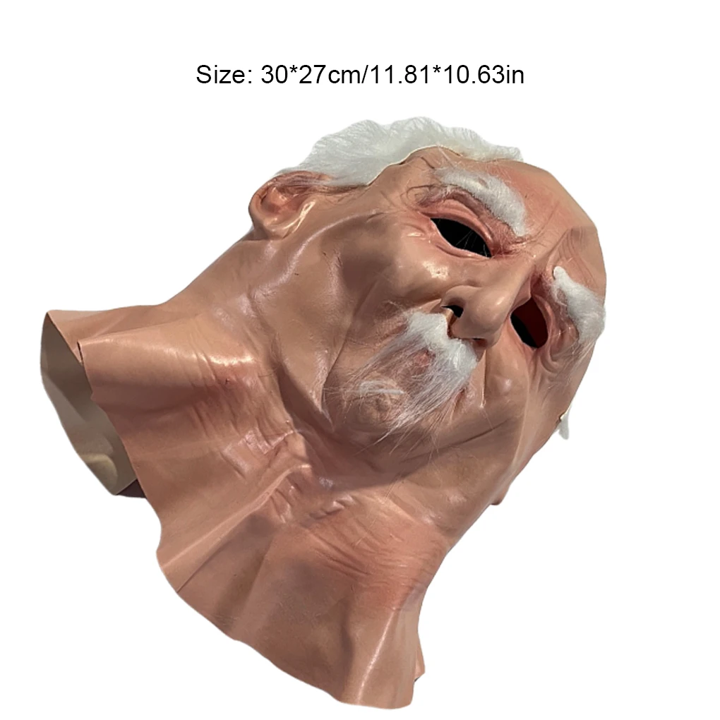 Experience Authenticity With Old Man Masks For Dress-up Fun Made With Latex Realistic Old Man Masks As Shown