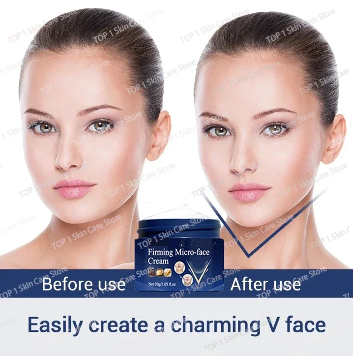 

V-Face Firming Cream Anti Age Wrinkle Face Lifting Cream Tighten Double Chin Whitening Moisturizing Shape Skin Care Products