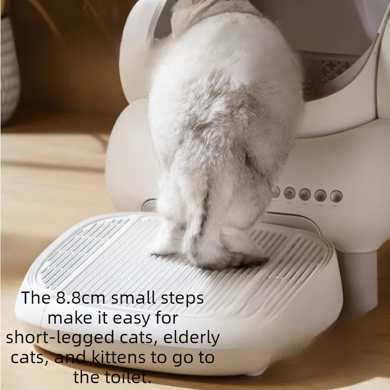 M1 Litter Box Sand Control Pedal Lightweight Anti Slip Multifunction Falling Sands Pedals Open Type Home Portable Height Pedal