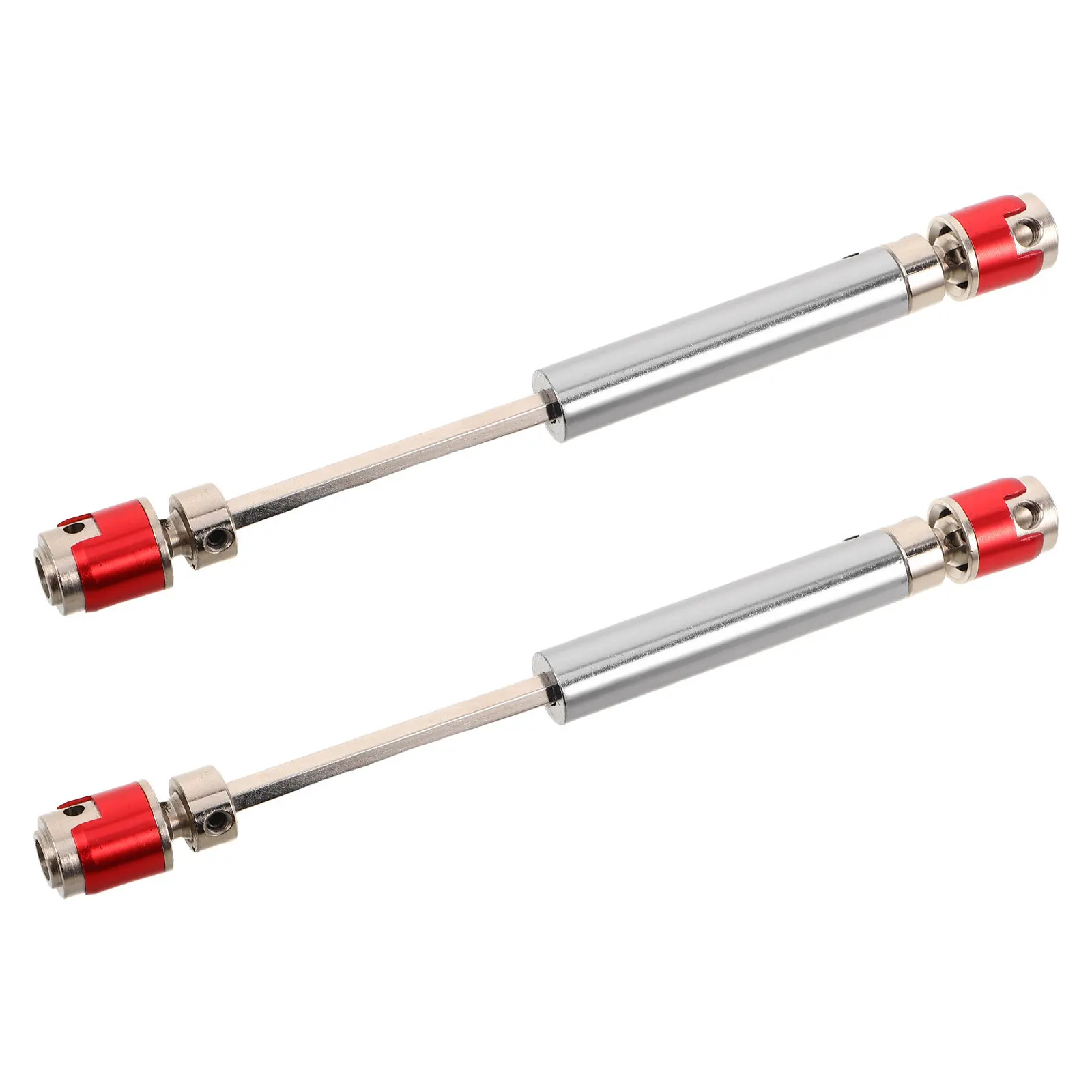 

2Pcs Rc Crawler Driveshaft Metal Adjustable Heavy-Duty Transmission Shaft 112-155Mm Axial Replacement Upgrade Accessories