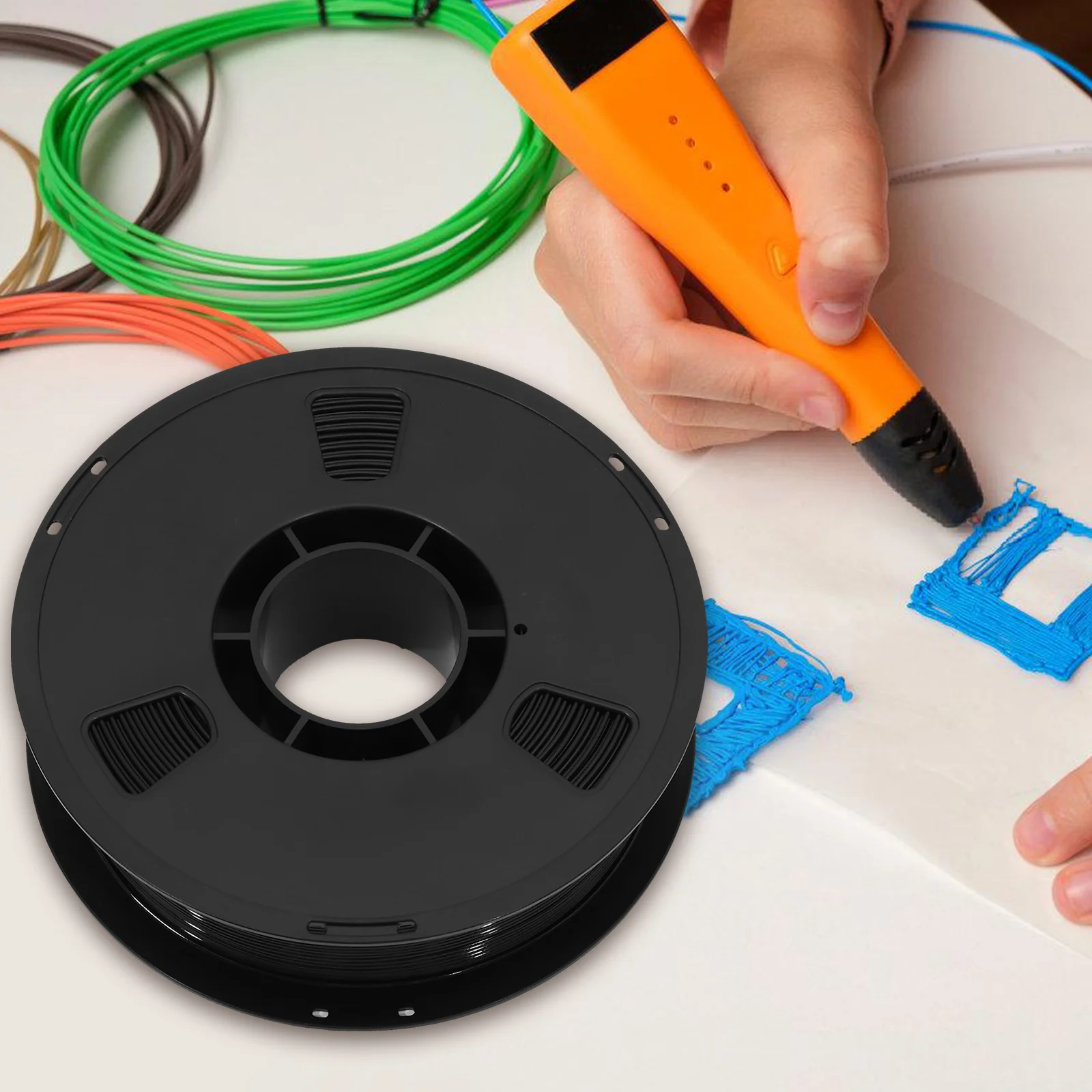 

High Strength 1.75mm White PETG Neatly Coiled for 3D Printer Excellent Tensile Impact Resistance Versatile