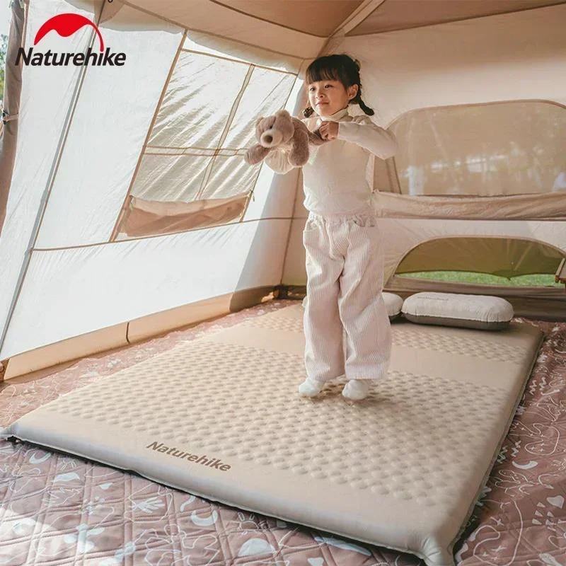 Imagem -03 - Naturehike-almofada Inflável Automática Self-inflating Mat Solteiro Cama de Casal Esponja Dormir Tapetes Ultraleves para Camping C6.5