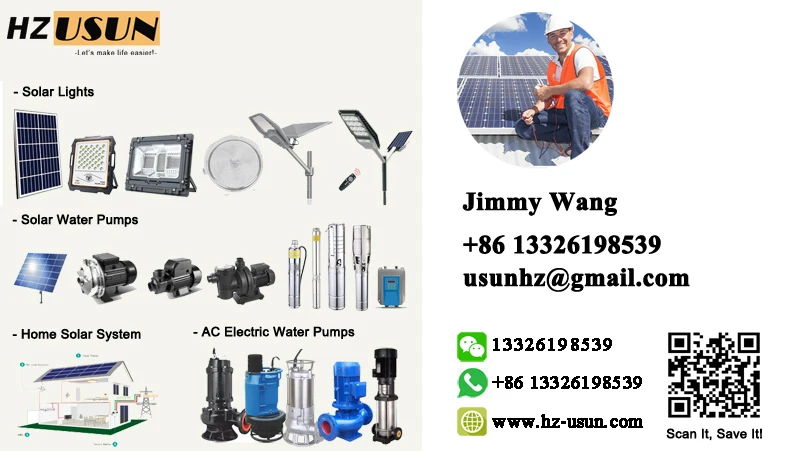 HZUSUN Solar Surface 1-Zoll-Gleichstrommotor, Wasserdruck-Sprinklerpumpen-Set, Dam Forest River Creek, 1 PS Solar-Bewässerungs-Druckerhöhungspumpe – Detail 11