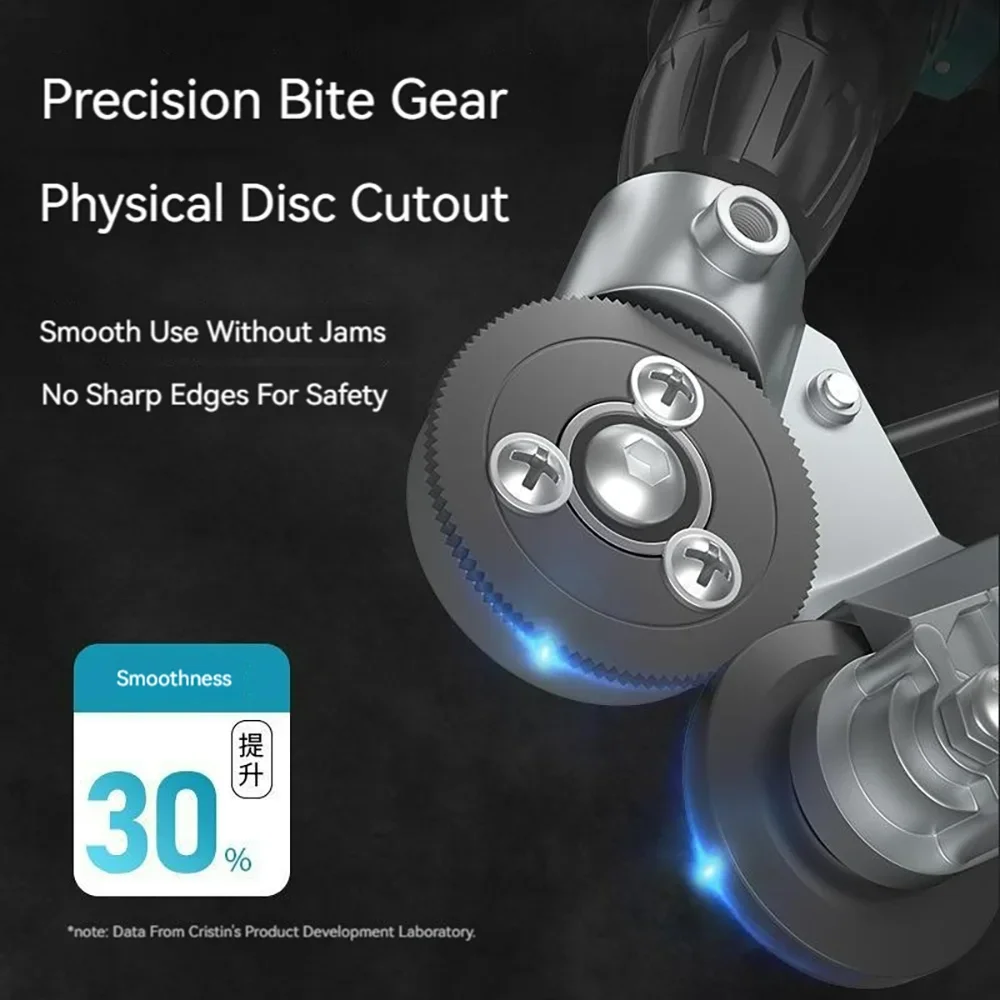 Upgraded Industrial Grade Drill to Shear Titanium Steel Electric Scissors Thin Steel Plate Nemesi Electric Drill Plate Cutter