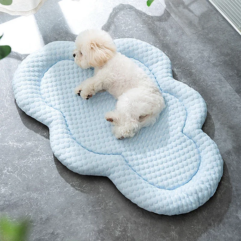 

1PC Dog Cooling Bed Mat Spring Summer Universal Soft Non-slip Oversize Pet Sleeping Mat for Small Medium Big Dogs Pet Accessorie