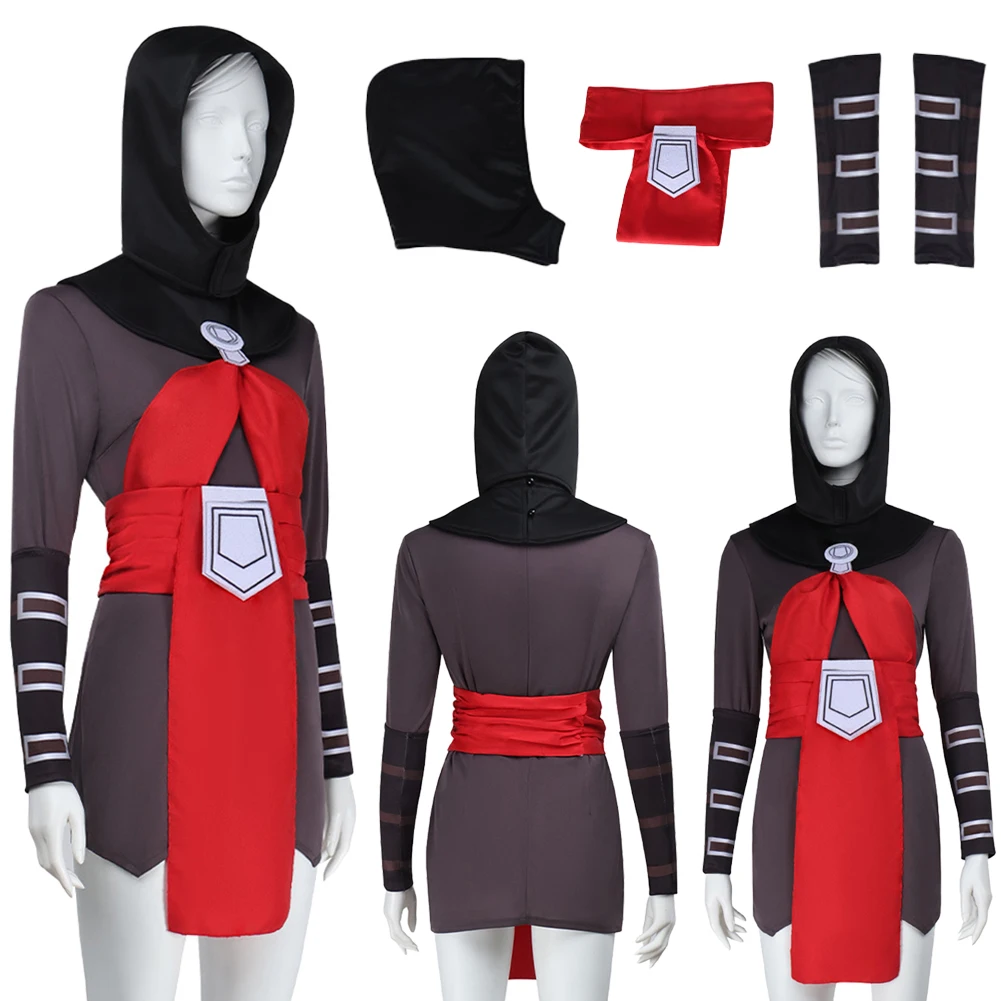 

Fantasia Knight Ventress Cosplay Clothing Movie Space Battle Disfraz Costume Adult Women Fantasy Halloween Carnival Party Cloth
