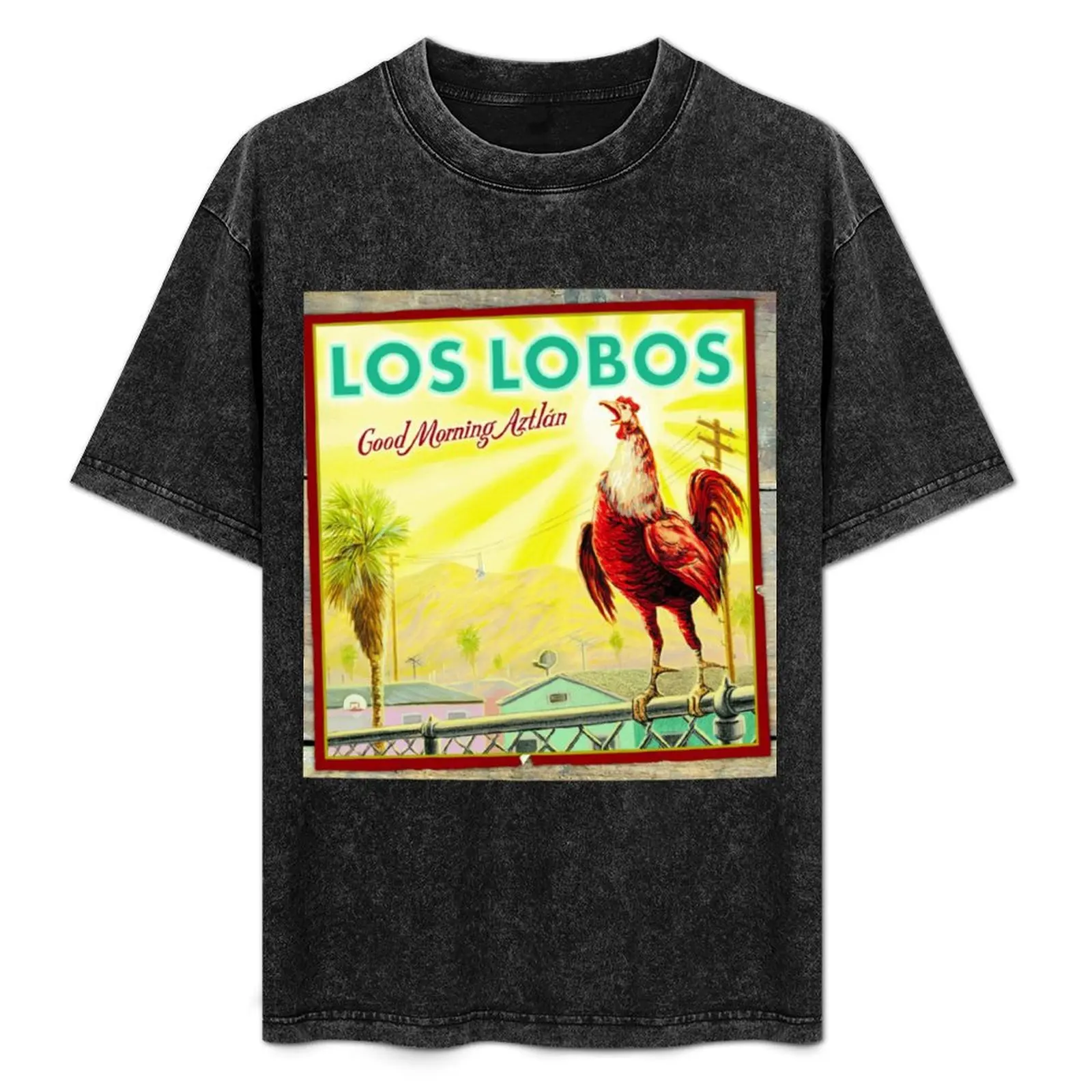 Camiseta Los Good Morning Aztlan Lobos Chicken Art For Fan, camiseta deportiva informal transpirable