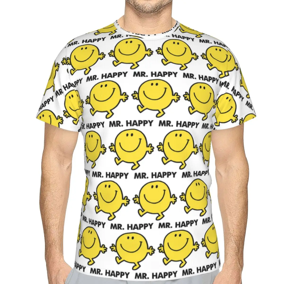 100% Cotton Mr. Men Cute Little Miss Popular T-Shirt Men's Classic T Shirt Men Round Neck Summer Shirts Tops