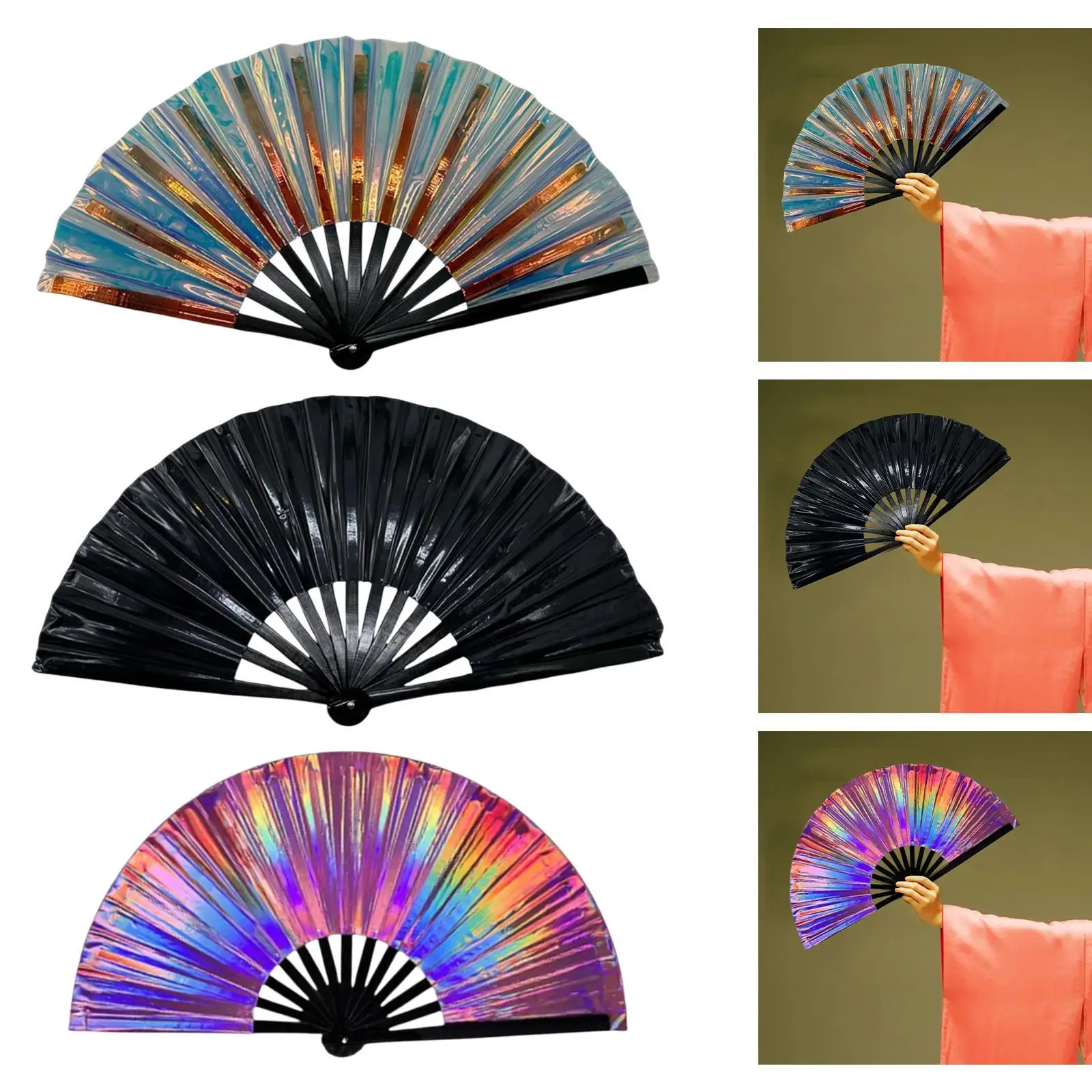 

Складной танцевальный веер, аксессуары, украшение для карнавального фестиваля