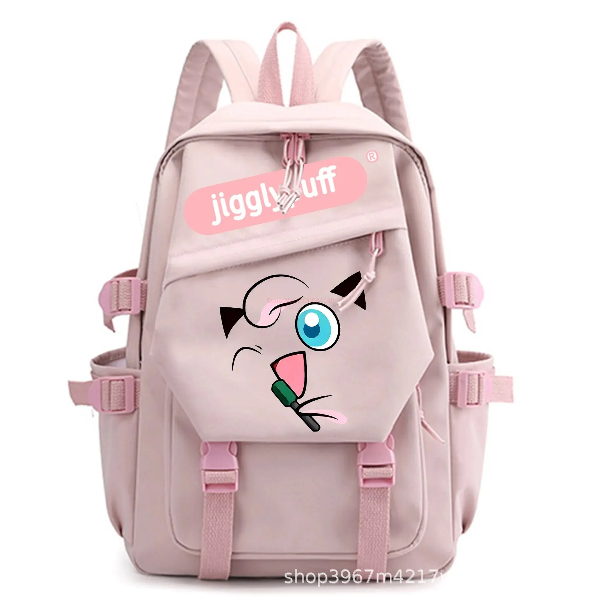 Anime Pokemon Cartoon Pikachu Waterproof Gengar Dacron Backpack Pack Hot Schoolbags For Kids Student Laptop Snorlax Book Gift