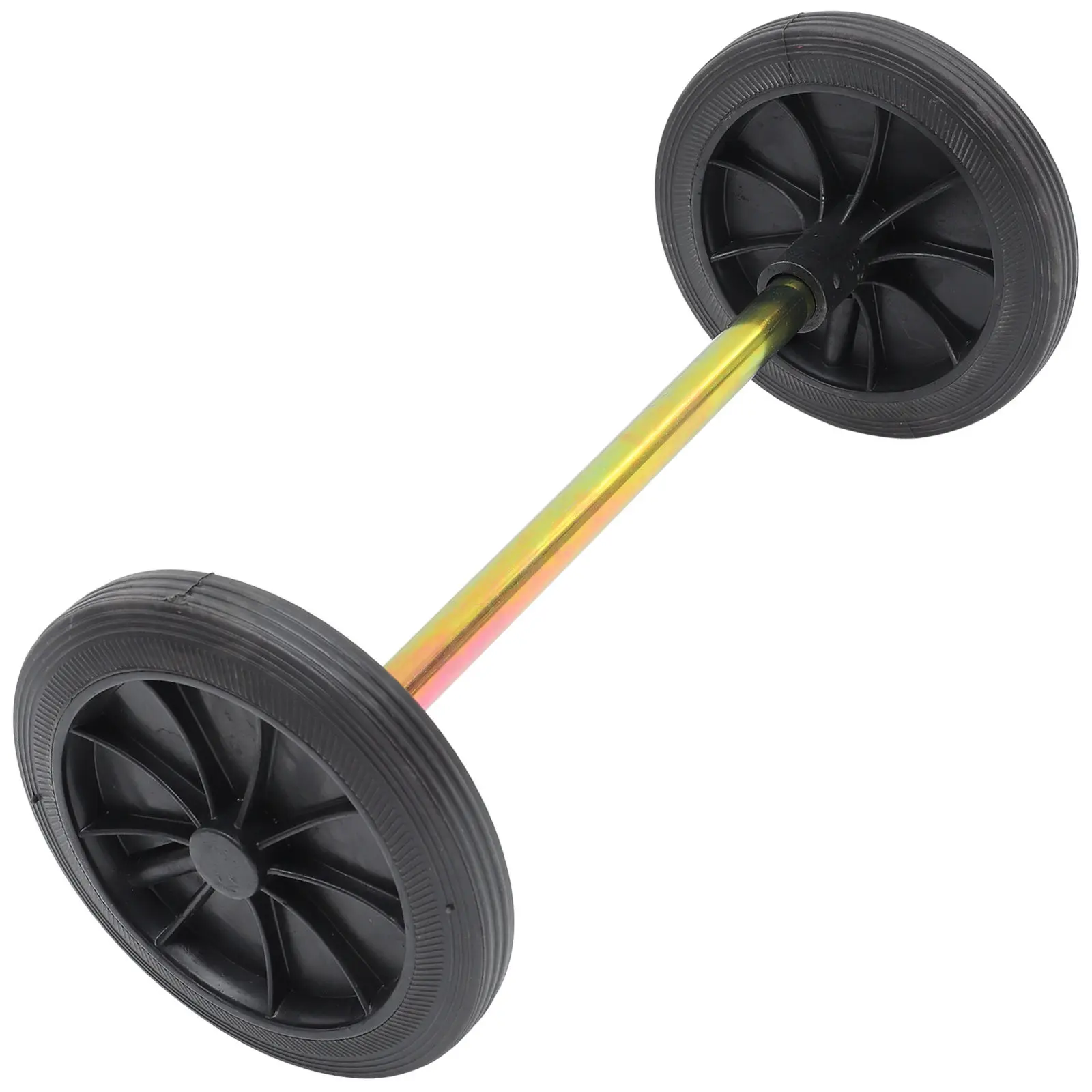 Heavy Duty Trash Can Wheels Set – Thickened Rubber Tires with Hollow Shaft for Garbage Bins