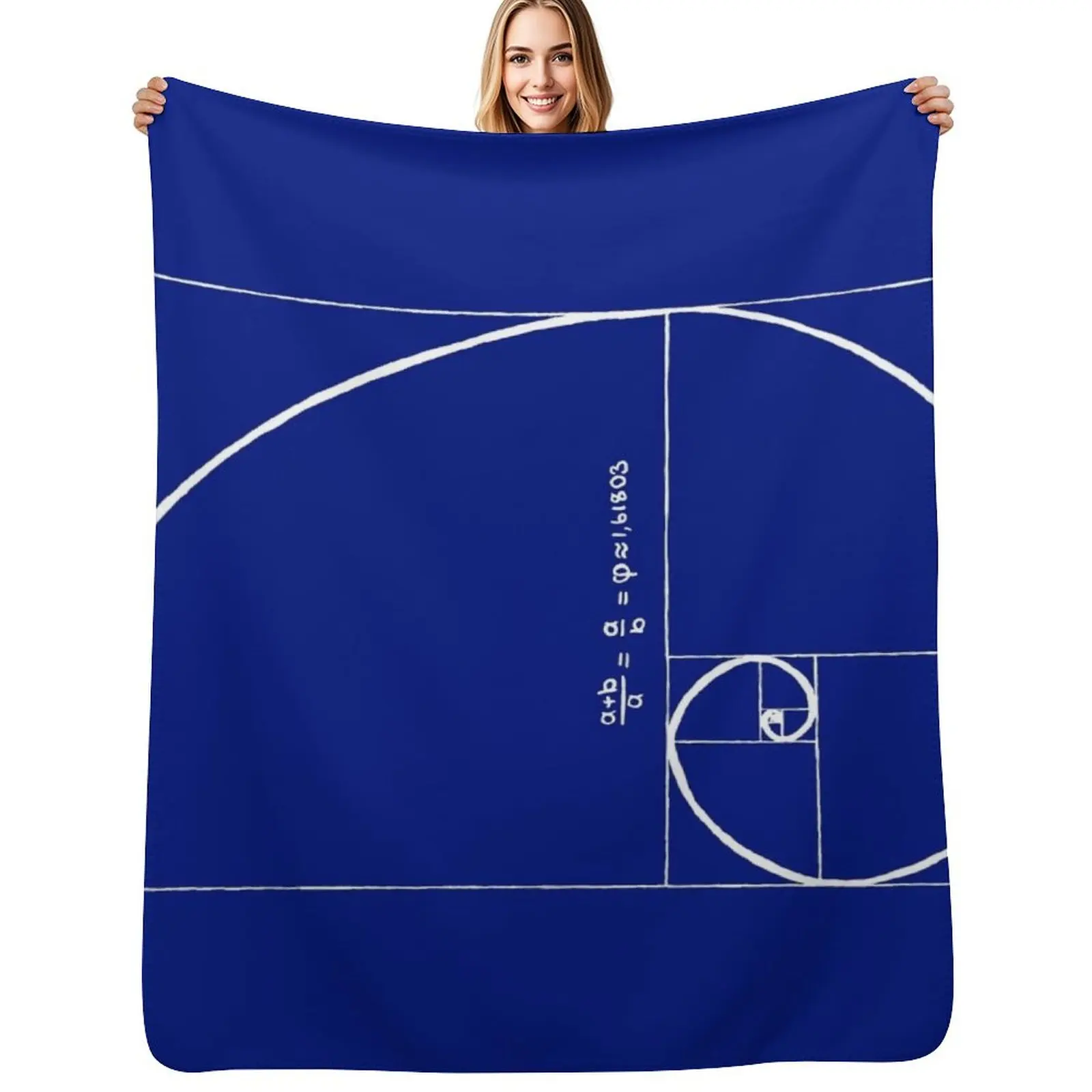 

Fibonacci Throw Blanket Spring Fall Cozy Throw Blanket for Couch