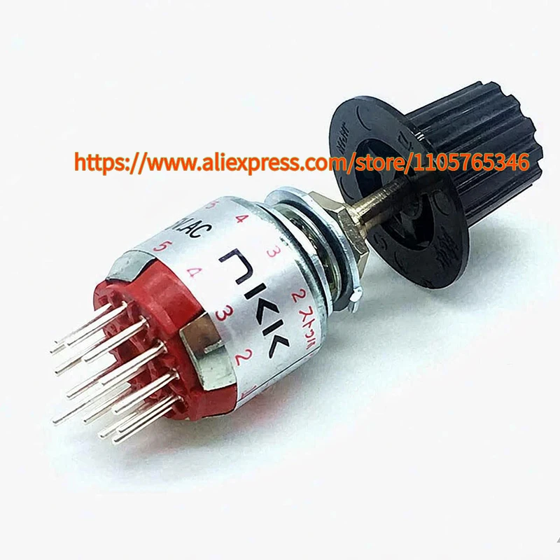 1pcs 100% Original JAPAN NKK MR-A112 Band Switch MR-AN112 Rotating Handwheel Switch,Random Shipment of New and Old Versions