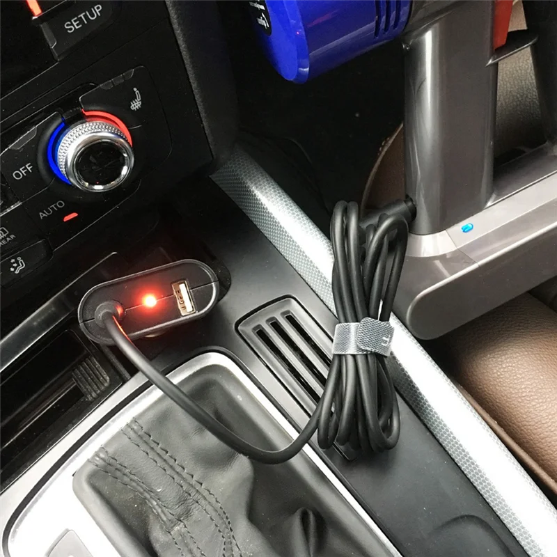Adaptador de cargador de coche dc26.1 V para aspiradoras Dyson V6 V7 V8, con puerto USB para el hogar