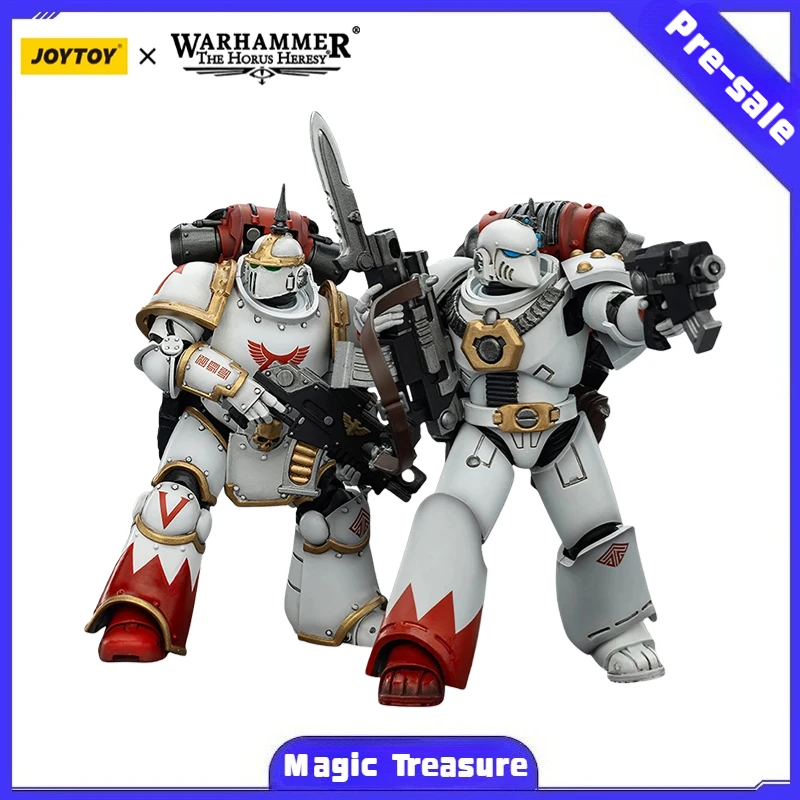 

【MT】Предзаказ JOYTOY Warhammer 40K: Третье Войско Хоруса — Белые Шрамы, тактический легионер MKVI, 2 шт., масштаб 1/18, фигурки