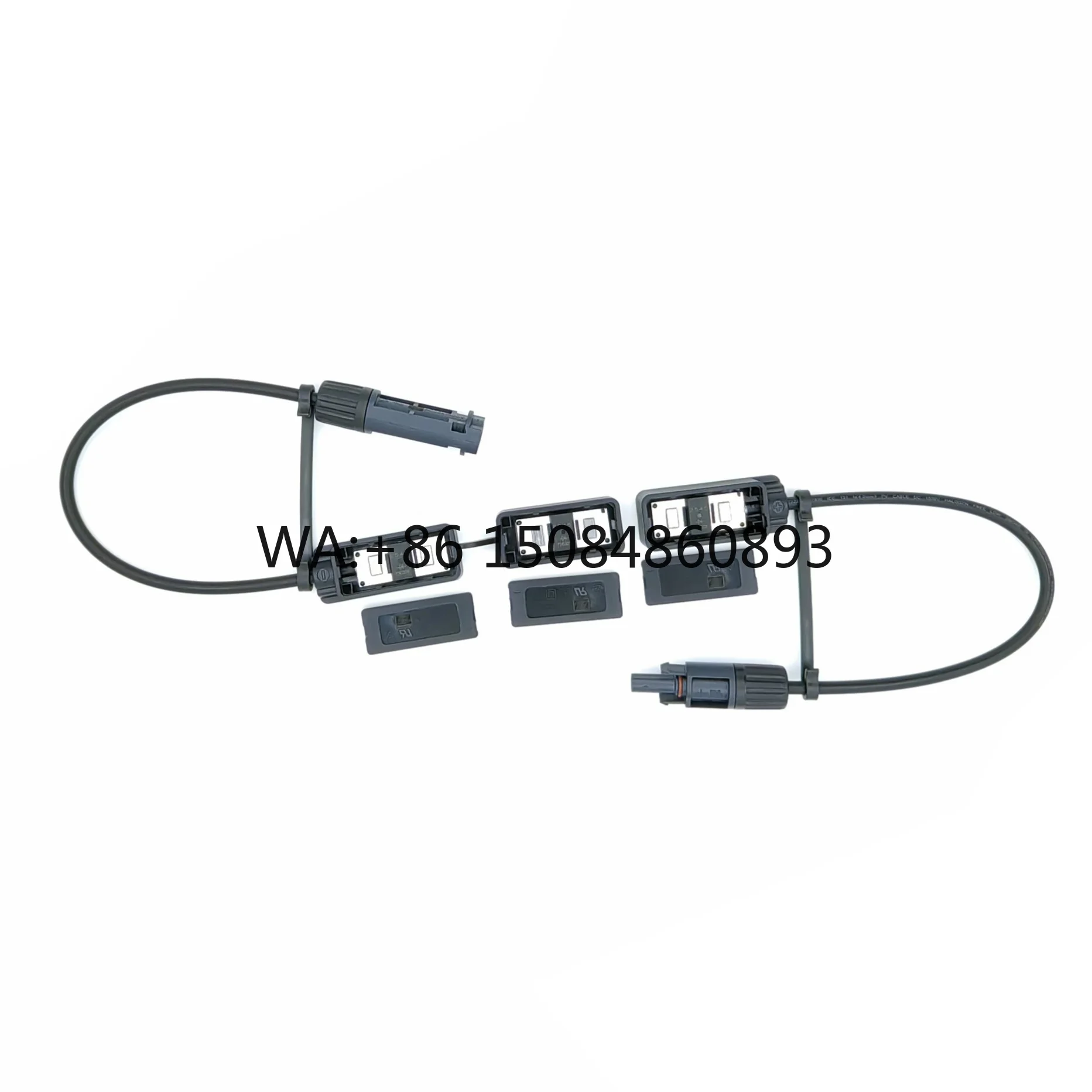 TUV Approved IP68 QC4.0 PV Junction Box 20-35A 1500VDC Pre-installed PV4.0 Connector, Industrial Grade Accessories for Large-sca
