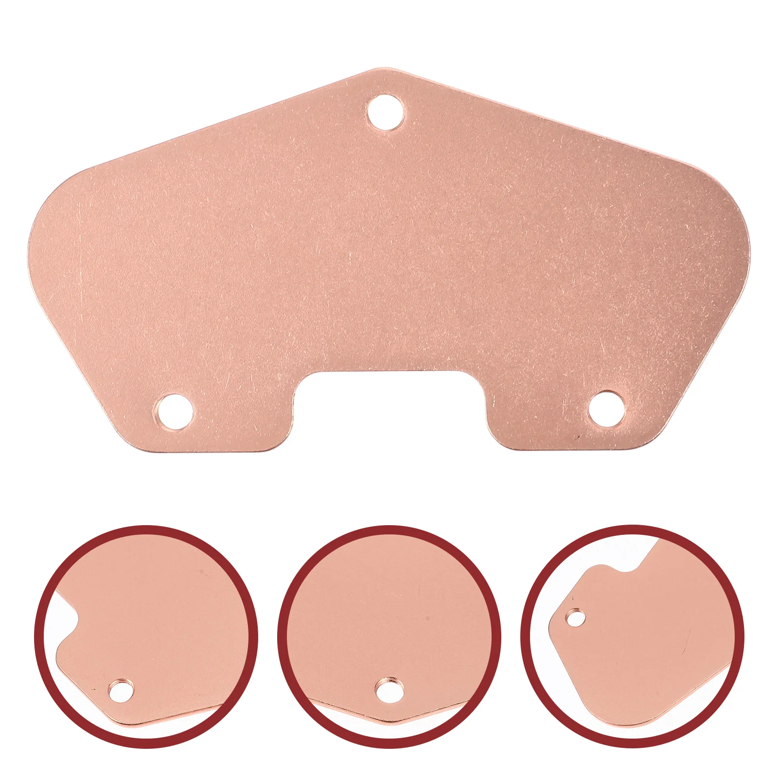 

Guitar Pickups Time-saving Base Plate Practical Copper Trustworthy Headplates Instrument Lover Wear-resistant