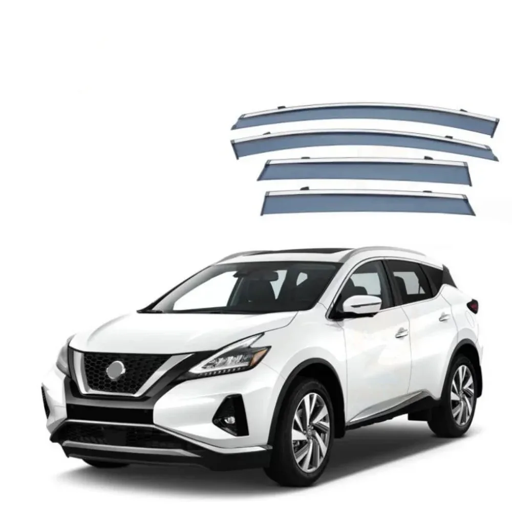 Window Visor Rain Exterior Part Body Kit Accessories For Nissan Murano 2007 2008 2009 2010 2011 2012 2013 2014 2015-2024