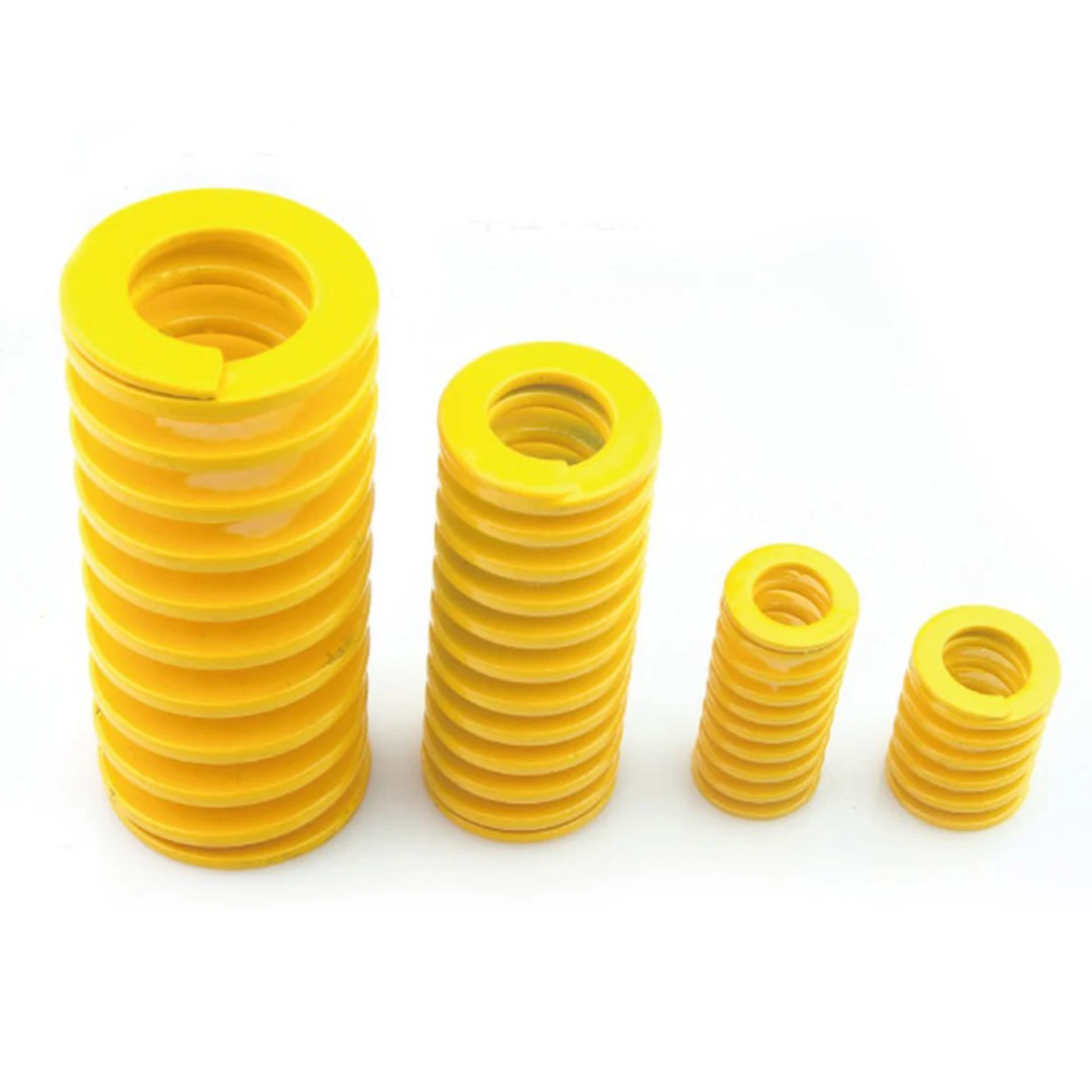 2pcs Steel Tubular Mould Compression Spring Yellow Tension Spring With Good Elasticity 14*7*30mm