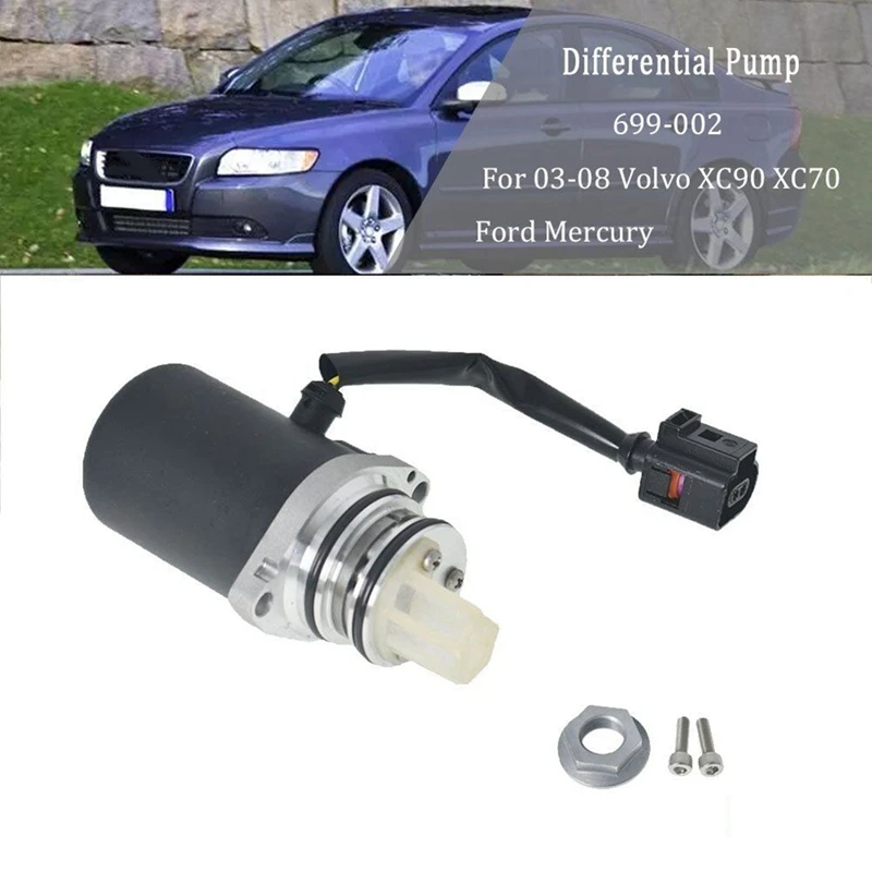 30783079 Car AWD Rear Differential Oil Pump Replacement Parts For Volvo S60 S80 V70 XC70 XC90 2003-2010