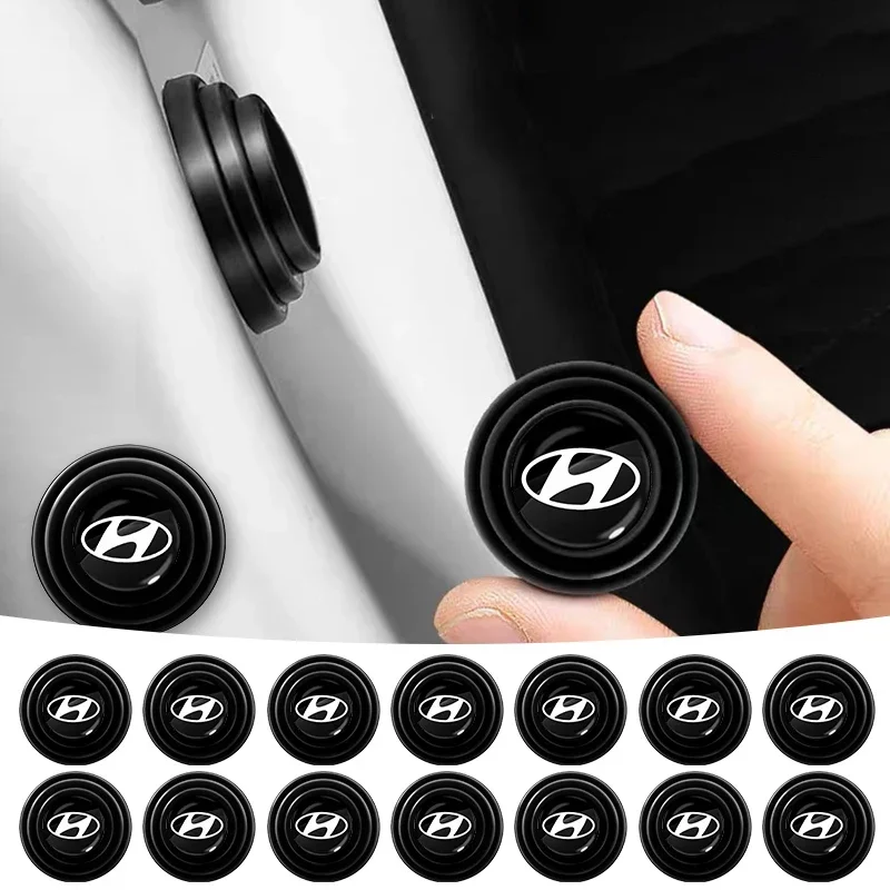 4 قطعة باب السيارة للصدمات عازلة ملصقات اكسسوارات السيارات لشركة هيونداي إلنترا ستاركس فيرنا سولاريس HB20 رينا فيلوستر باليسيد #1