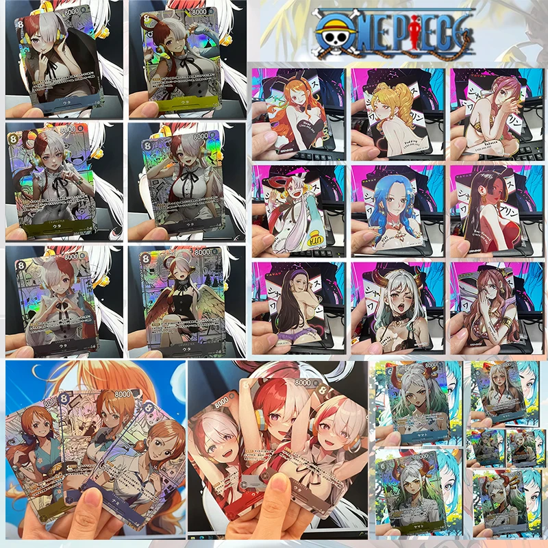 

ONE PIECE DIY homemade ACG Sexy Flashcards Boa Hancock Nico Robin Nami Yamato UTA Nefertari D Vivi boy Toy Birthday gifts