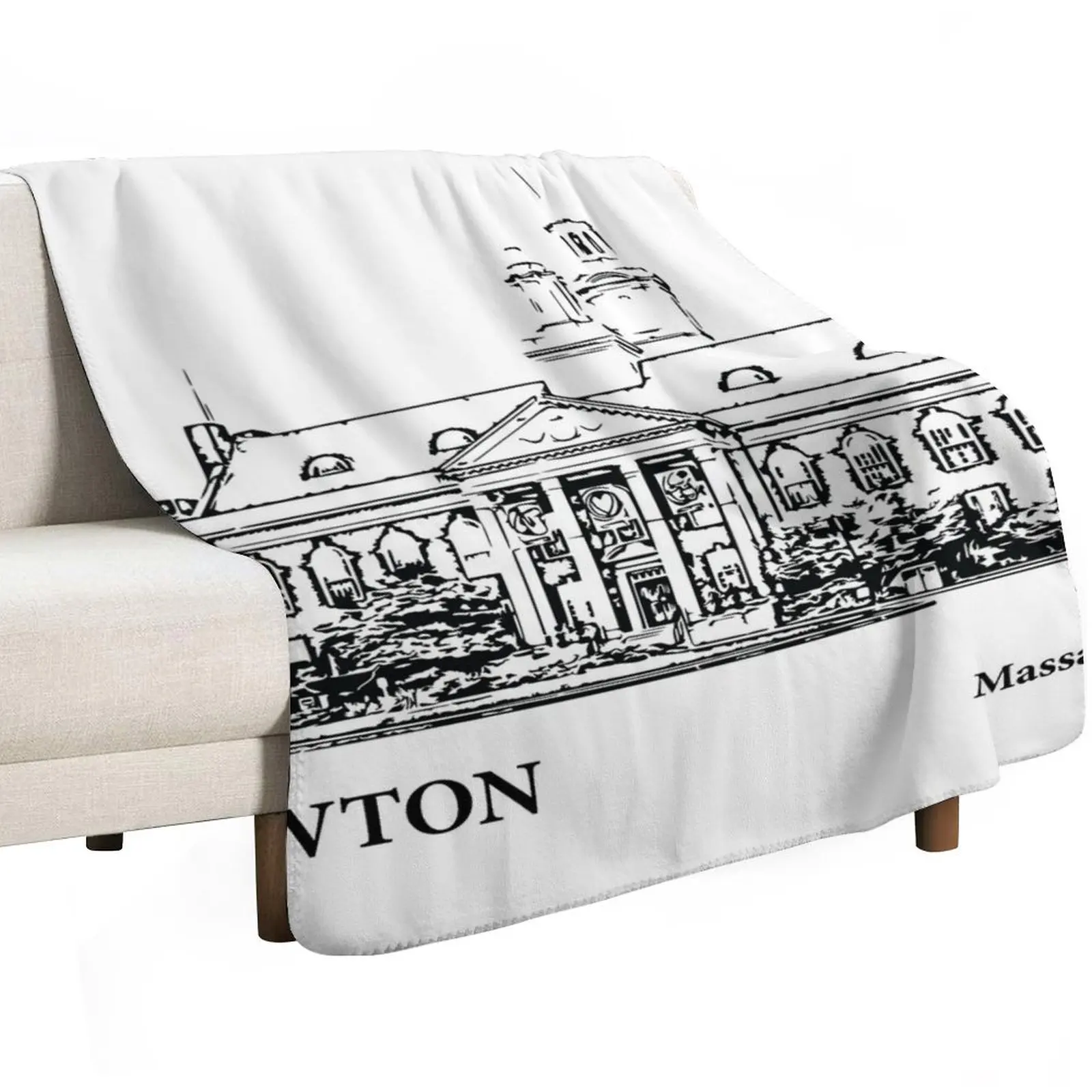 Newton Massachusetts Throw Blanket Decorative Beds Bed Fashionable For Sofa Thin Custom Decorative Sofa Softest Blankets