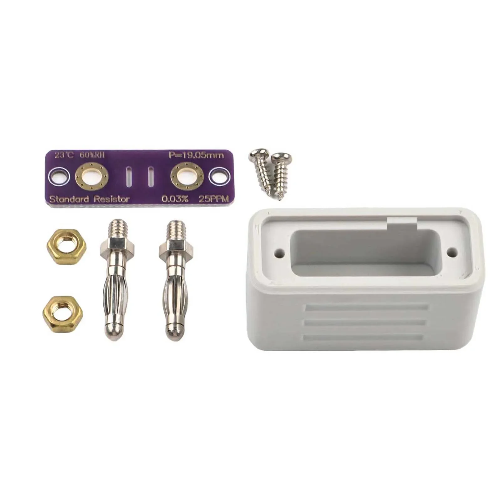 

Calibration Testing Standard Resistor Calibration Loose Parts Resistor P 19.05mm 4mm Lantern Banana Head ABS Casing Material