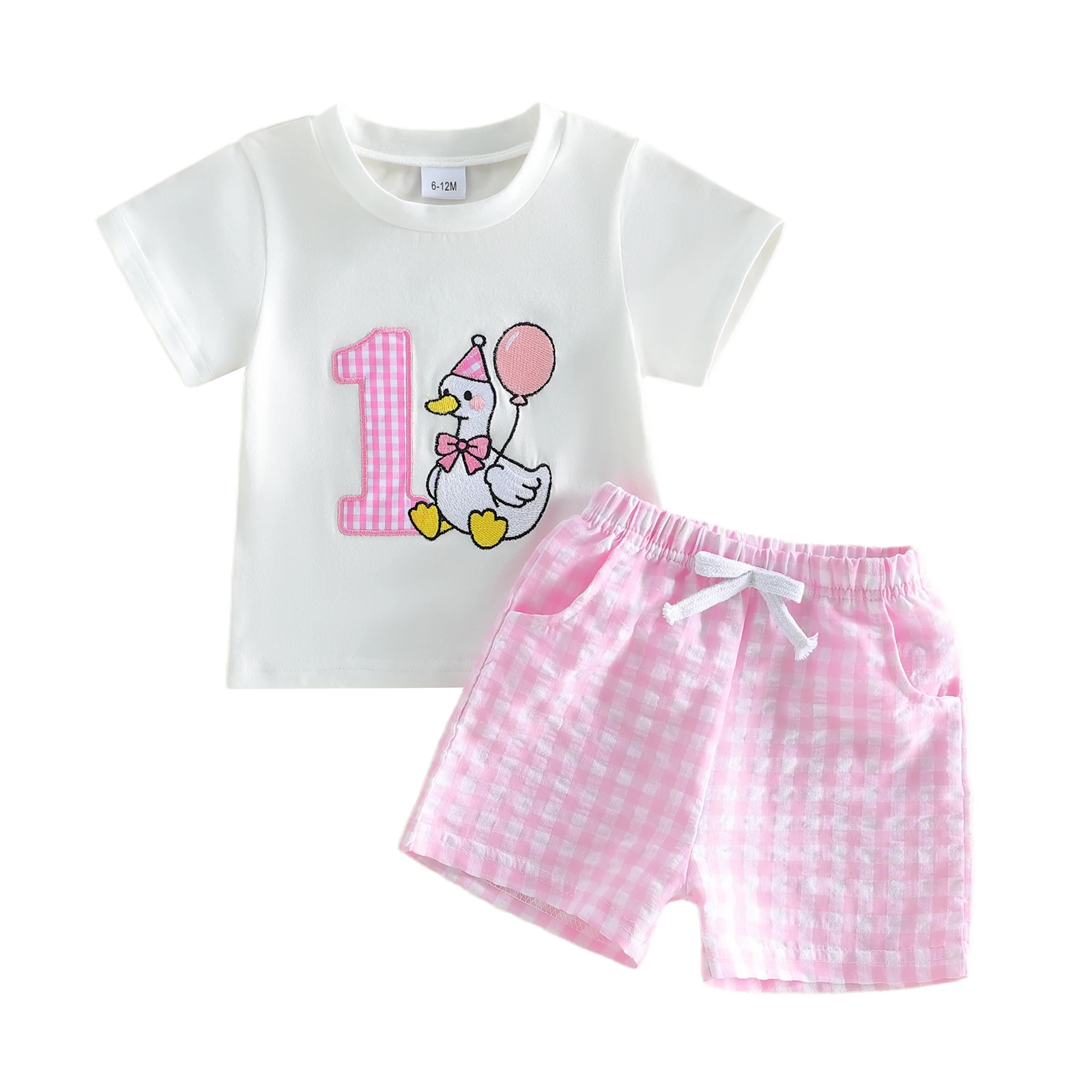 

Летний комплект для девочек: топ без рукавов с цветочным принтом и шорты с рюшами, 2 предмета, для дня рождения или прогулок