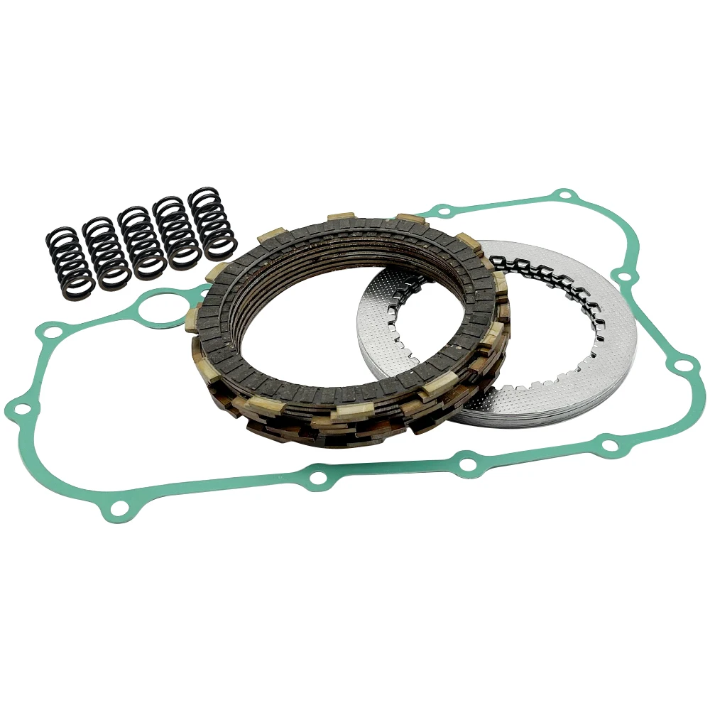 For Honda CRF250X 2004- 2010 2011 2012 2013 2014 2015 2016 2017 Clutch Friction Steel Plates and Gasket Kit