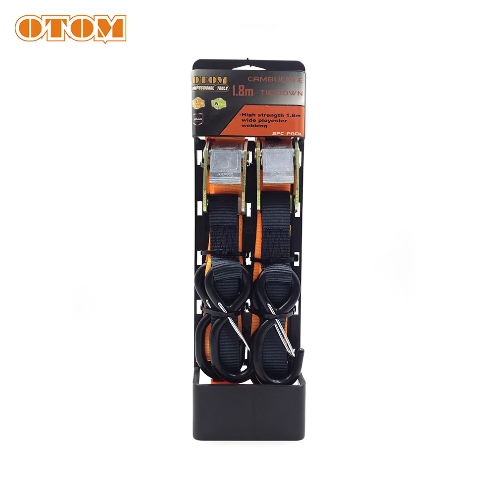 OTOM Motorcycle Fixed Strap Tension Rope Quick Release Buckle Universal Tie Downs For HONDA YAMAHA SUZUKI KAWASAKI KTM EXC CRF