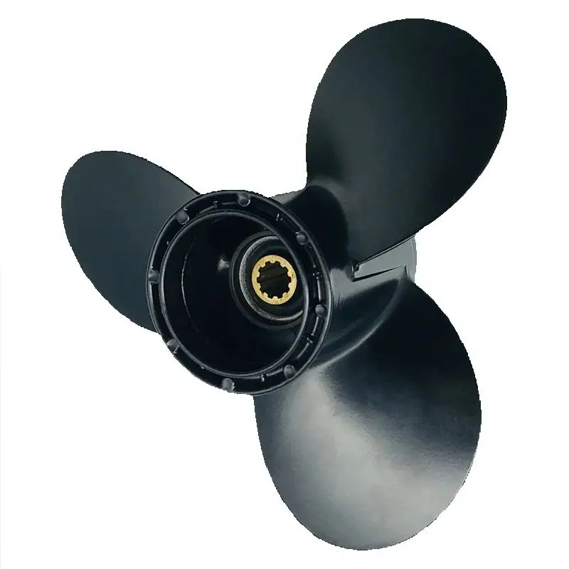 Boatman Propeller 9 1/4x11 For Suzuki Outboard Motor 8-20HP Cheap Aluminum 10 Tooth Spline Engine Part 58100-89L70-019