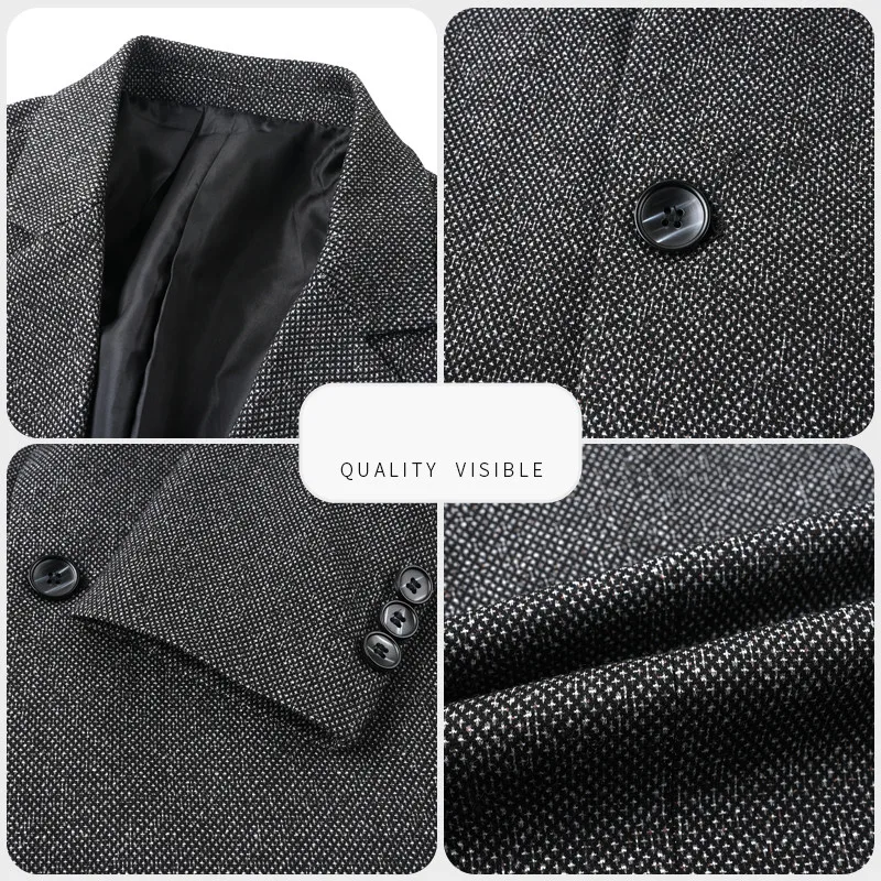 High Quality Fashion Handsome Trend Autumn Long Sleeve Thincasual Business Casual Suit Single West  Blazer Masculino Slim Fit